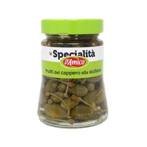 Alcaparras con tallo a la Siciliana - 190gr