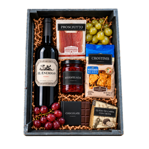 Canasta Primium Con vino